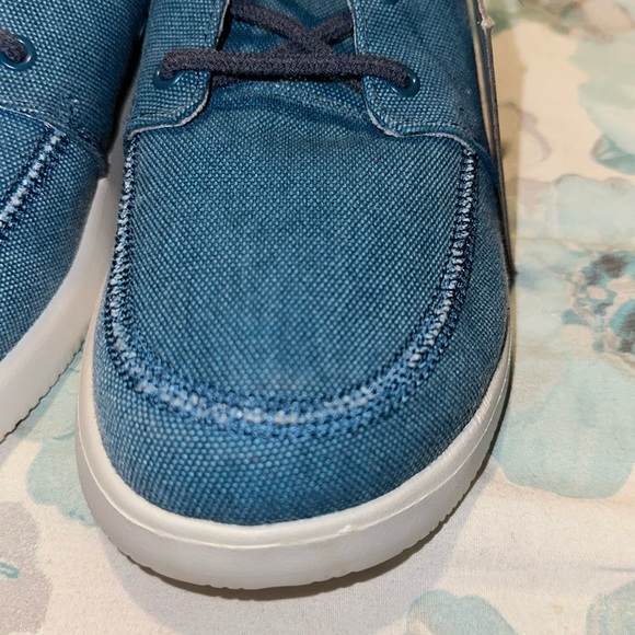 New Chaco Chillos Blue Canvas Slip on Sneakers Women’s 10 BNWT - Picture 13 of 16